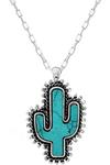 Western Cactus Necklace