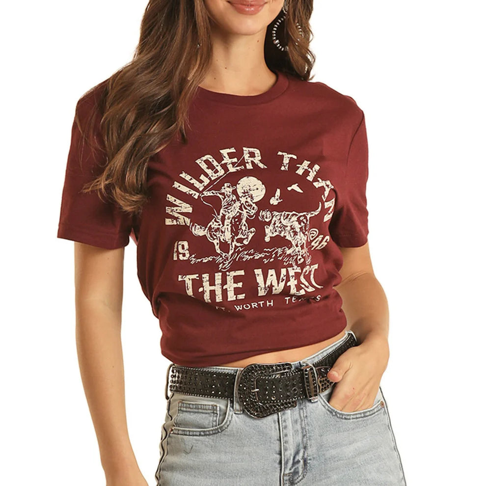 Wilder Than The West Tee by Rock & Roll - Henderson's Western Store