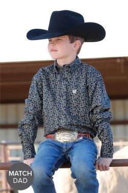 Boy's Cinch Rope Print ~ Infant