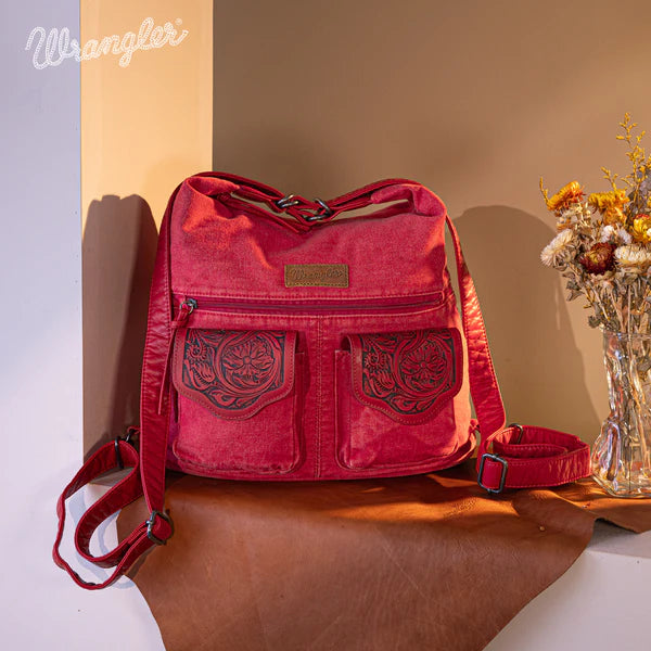 Wrangler Denim Hobo ~ Red - Henderson's Western Store