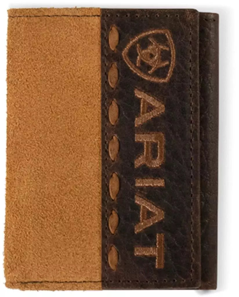 Ariat Roughout Wallet ~ Tri-Fold