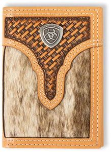 Load image into Gallery viewer, Ariat Calf Hair Wallet ~ Tri-Fold