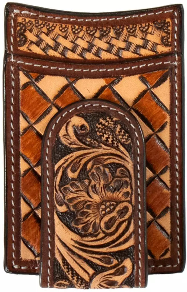 Western Money Clip ~ Floral