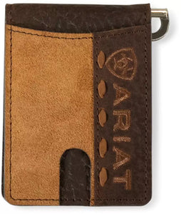 Load image into Gallery viewer, Ariat Roughout Wallet ~ Money Clip