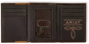 Load image into Gallery viewer, Ariat Roughout Wallet ~ Tri-Fold