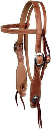 Heavy Leather Browband Headstall