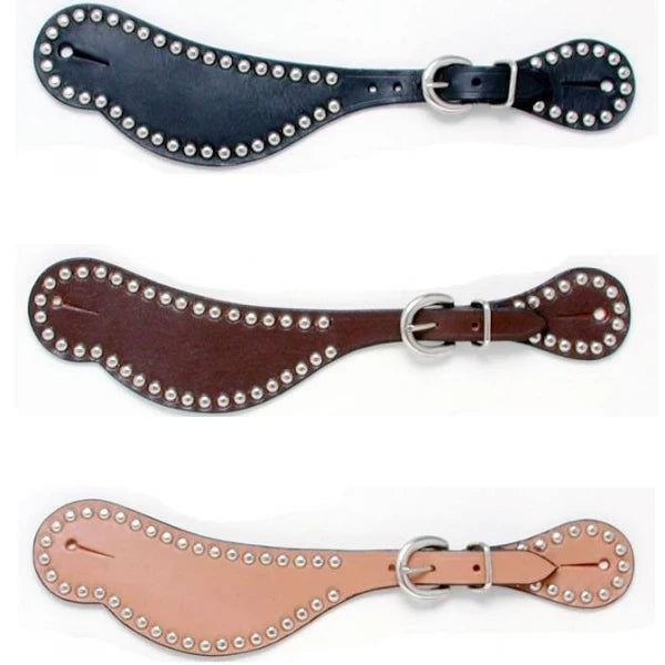 Spur Strap W/Dots ~ Light Oil - Henderson's Western Store