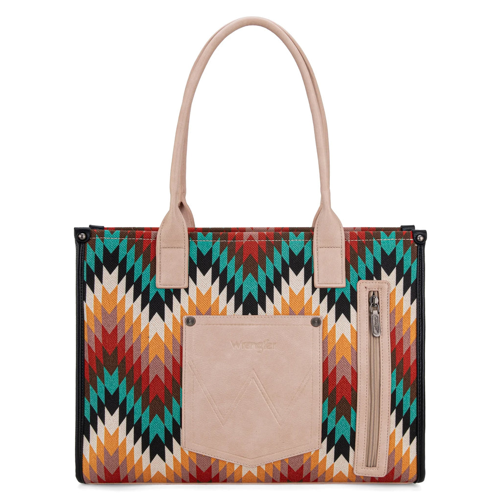 Wrangler Southwest Print Tote ~Sunset