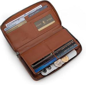 Load image into Gallery viewer, Wrangler Logo Wallet ~ Brown