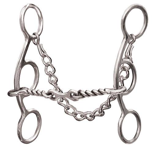 Futurity 3 Piece Twist Snaffle Bit - Henderson's Western Store