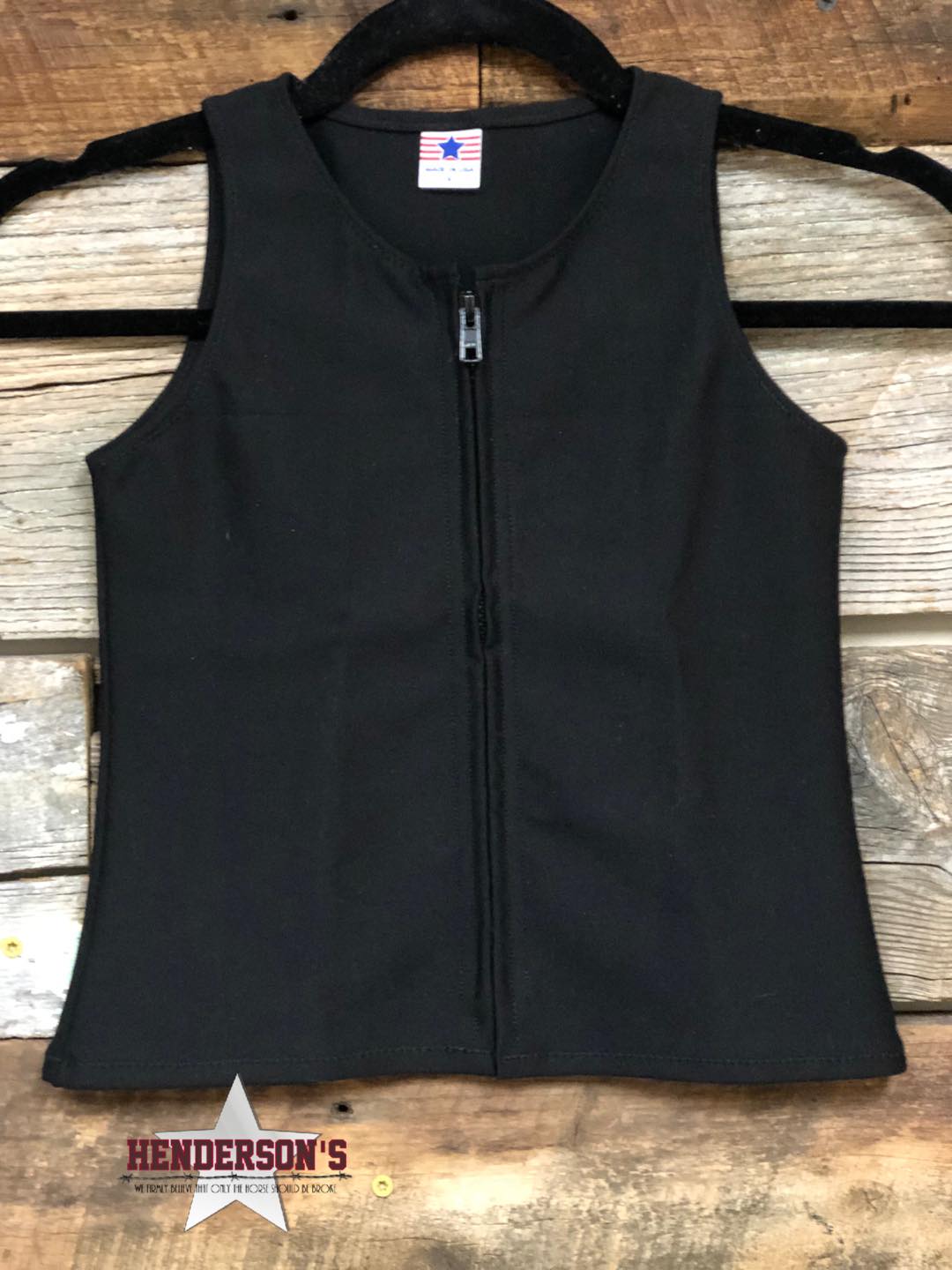 Youth black vest sales