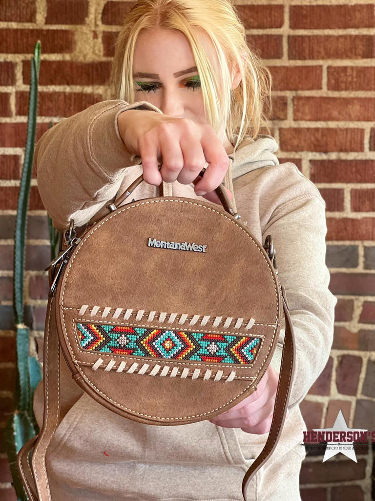 Aztec Embroidered Canteen Bag - Henderson's Western Store